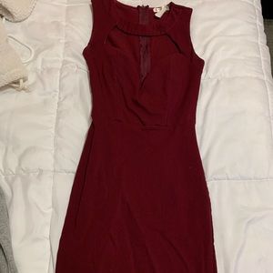 Wine dress